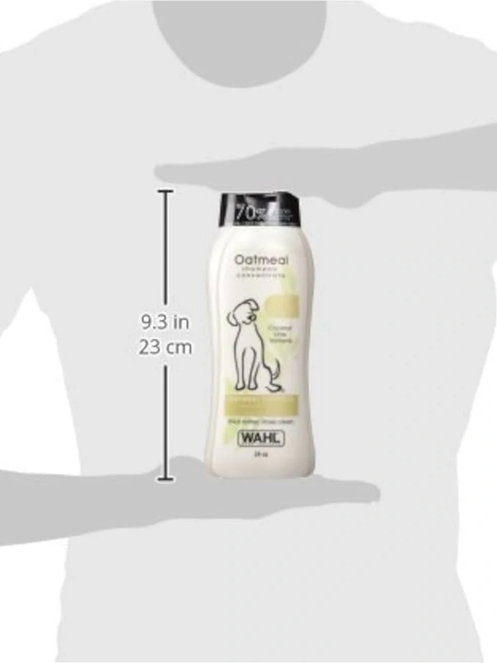 Wahl Oatmeal Shampoo Concentrate — White, Black, Green
